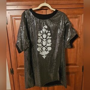 Free People Sequin Tee